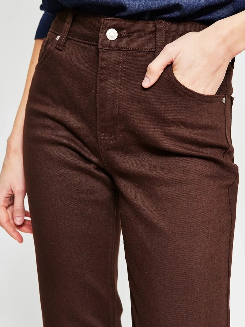 JEANS MUJER MARQUIS ALGODÓN CROP FLARE - 4