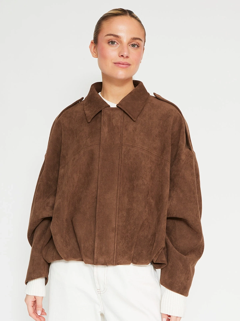 CHAQUETA MUJER INDEX EFECTO GAMUZA - 3