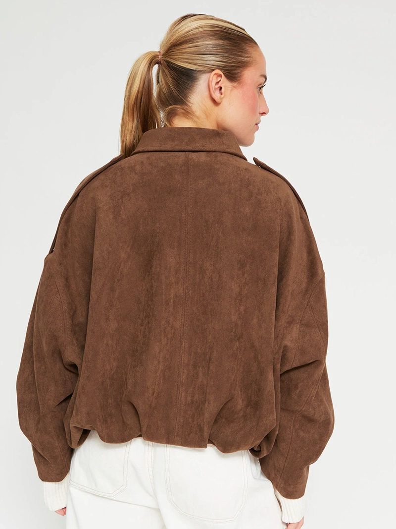 CHAQUETA MUJER INDEX EFECTO GAMUZA - 4