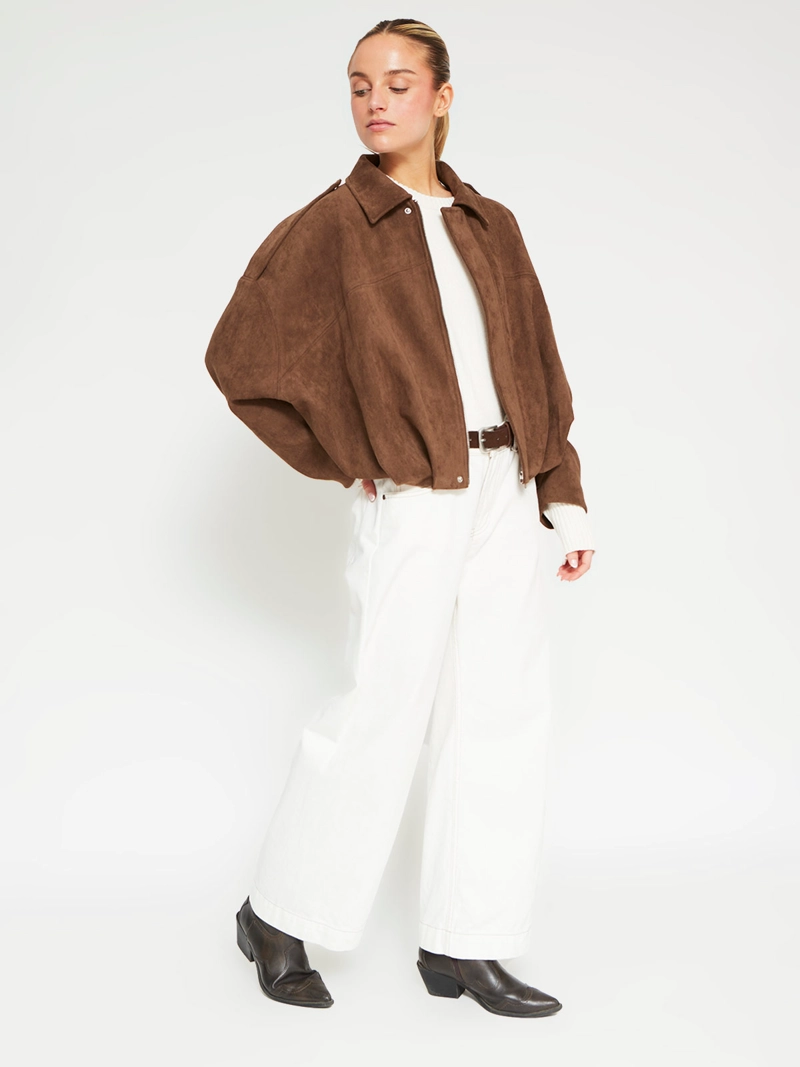 CHAQUETA MUJER INDEX EFECTO GAMUZA - 6