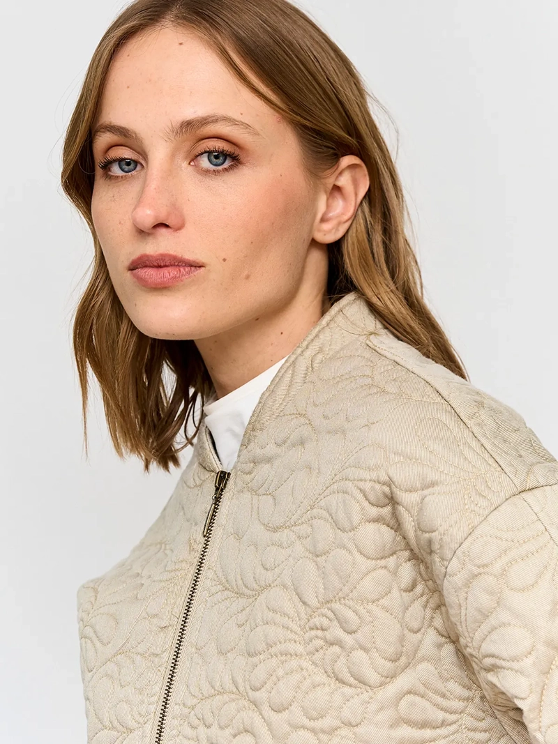 CHAQUETA MUJER TATIENNE BOMBER BORDADA - 4