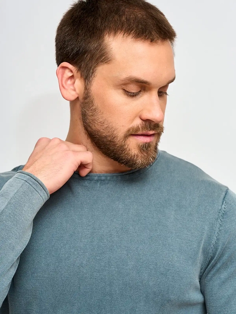 SWEATER HOMBRE BARBADOS ALGODÓN CREW NECK LAVADO - 3