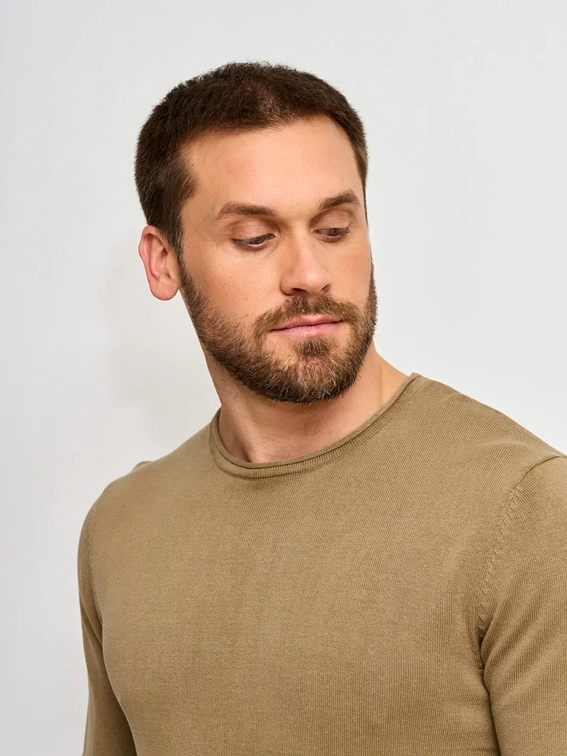 SWEATER HOMBRE BARBADOS ALGODÓN CREW NECK LAVADO - 3
