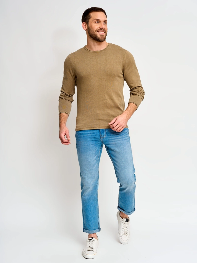 SWEATER HOMBRE BARBADOS ALGODÓN CREW NECK LAVADO - 4