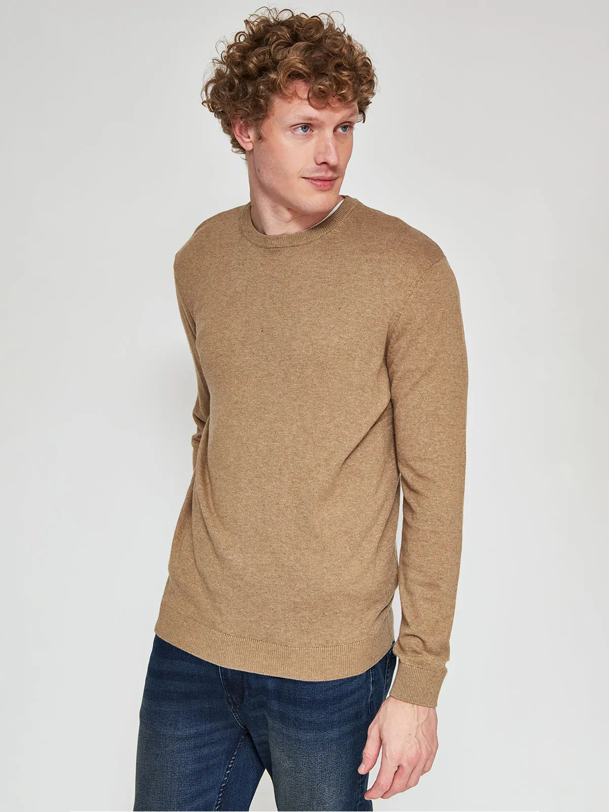SWEATER HOMBRE MARQUIS ALGODÓN CUELLO REDONDO - 1