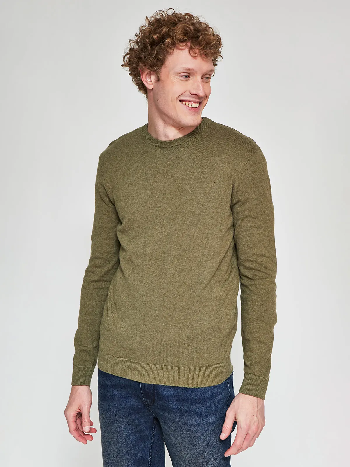 SWEATER HOMBRE MARQUIS ALGODÓN CUELLO REDONDO - 1