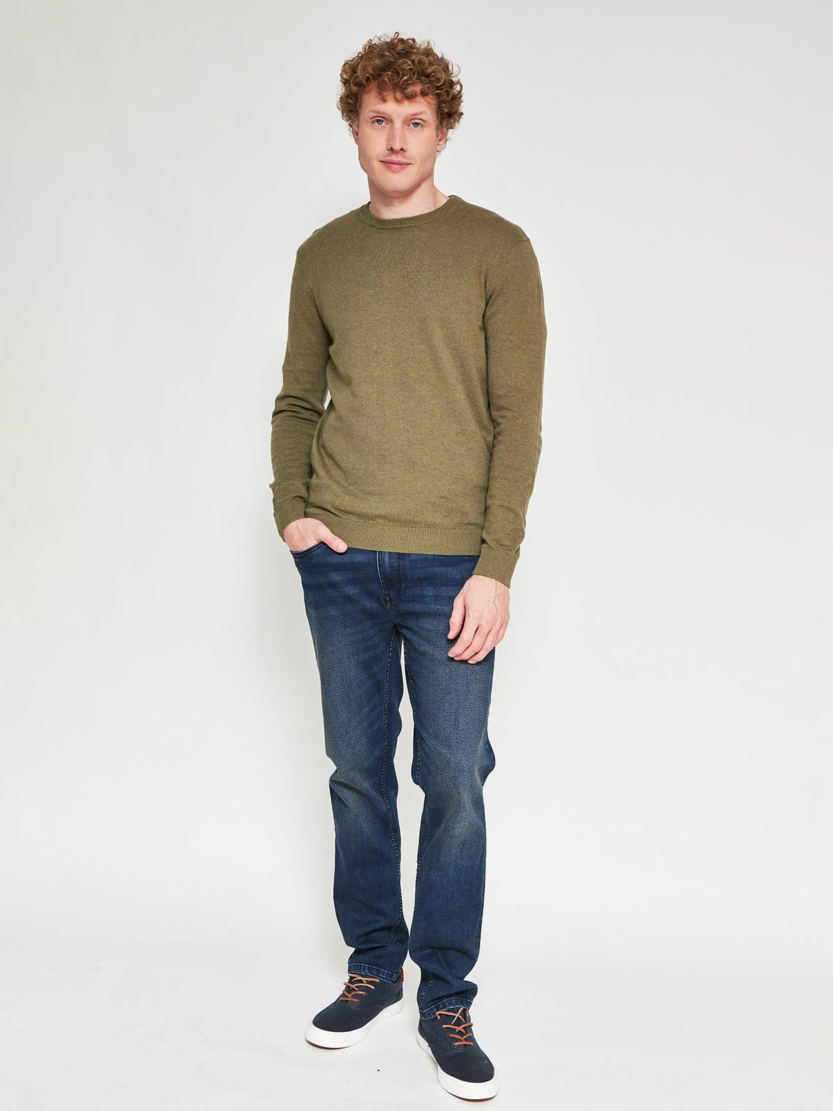 SWEATER HOMBRE MARQUIS ALGODÓN CUELLO REDONDO - 4
