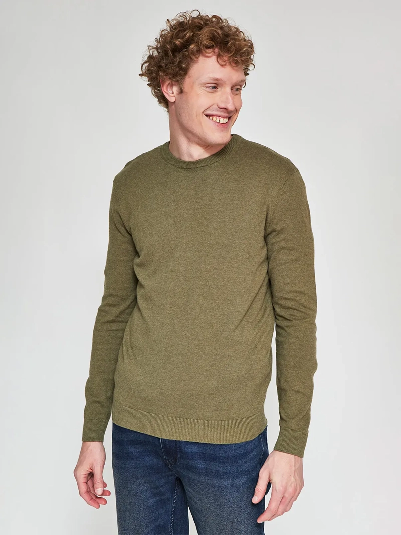 SWEATER HOMBRE MARQUIS ALGODÓN CUELLO REDONDO