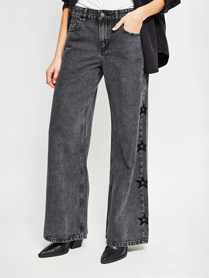 JEANS MUJER BARBADOS ALGODÓN ESTRELLAS - 2
