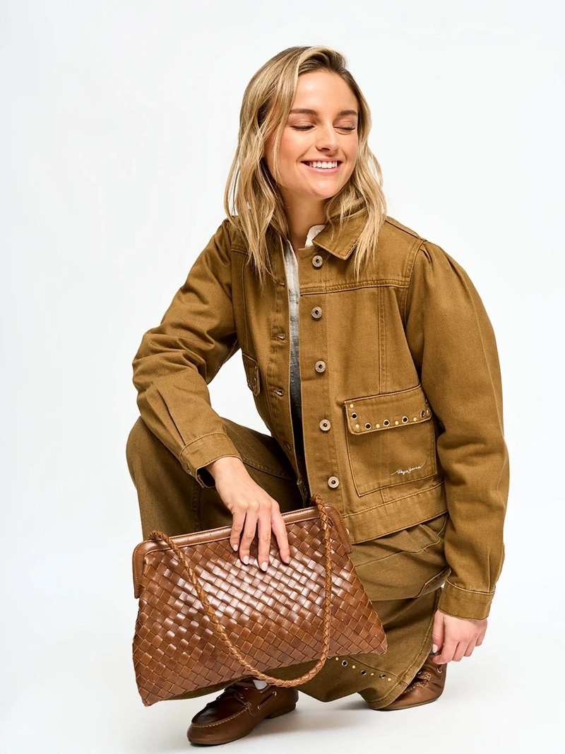 CHAQUETA MUJER PEPE JEANS ALGODÓN BORDADA - 5