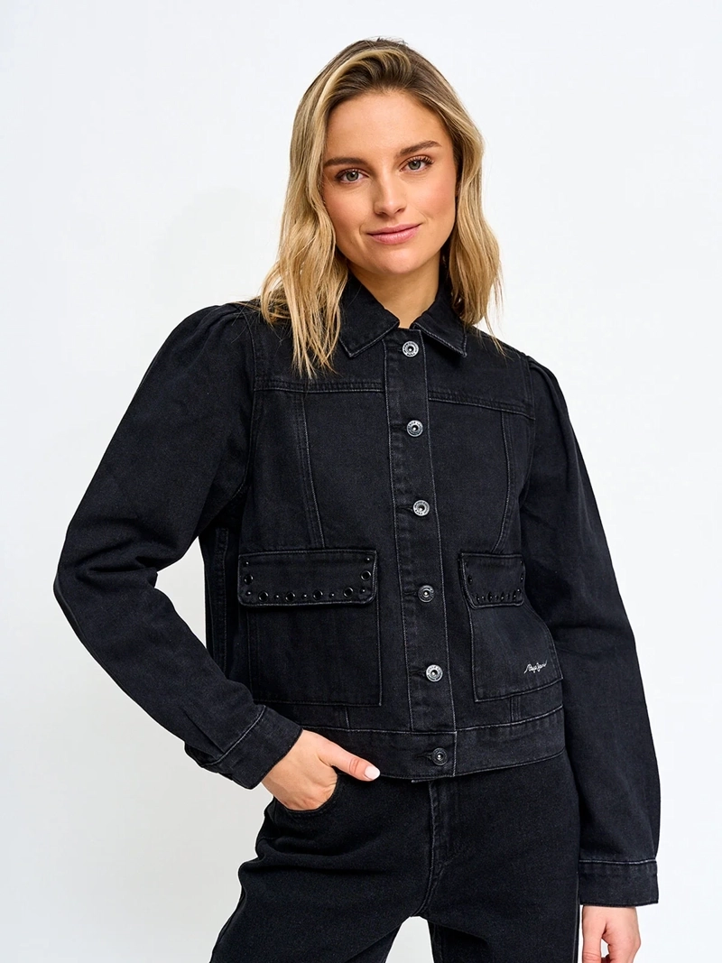 CHAQUETA MUJER PEPE JEANS ALGODÓN BORDADA - 2