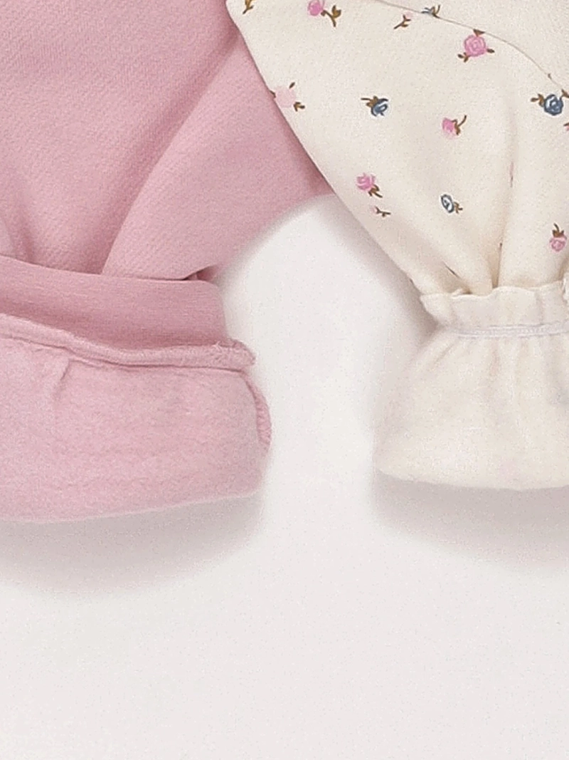 CONJUNTO POLERÓN + CALZA + CINTILLO NIÑA BABY HARVEST ALGODÓN  - 6