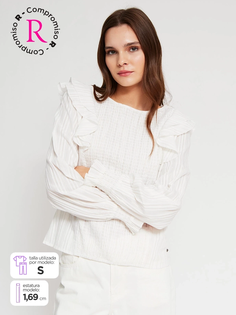 BLUSA MUJER BARBADOS ALGODÓN - 1