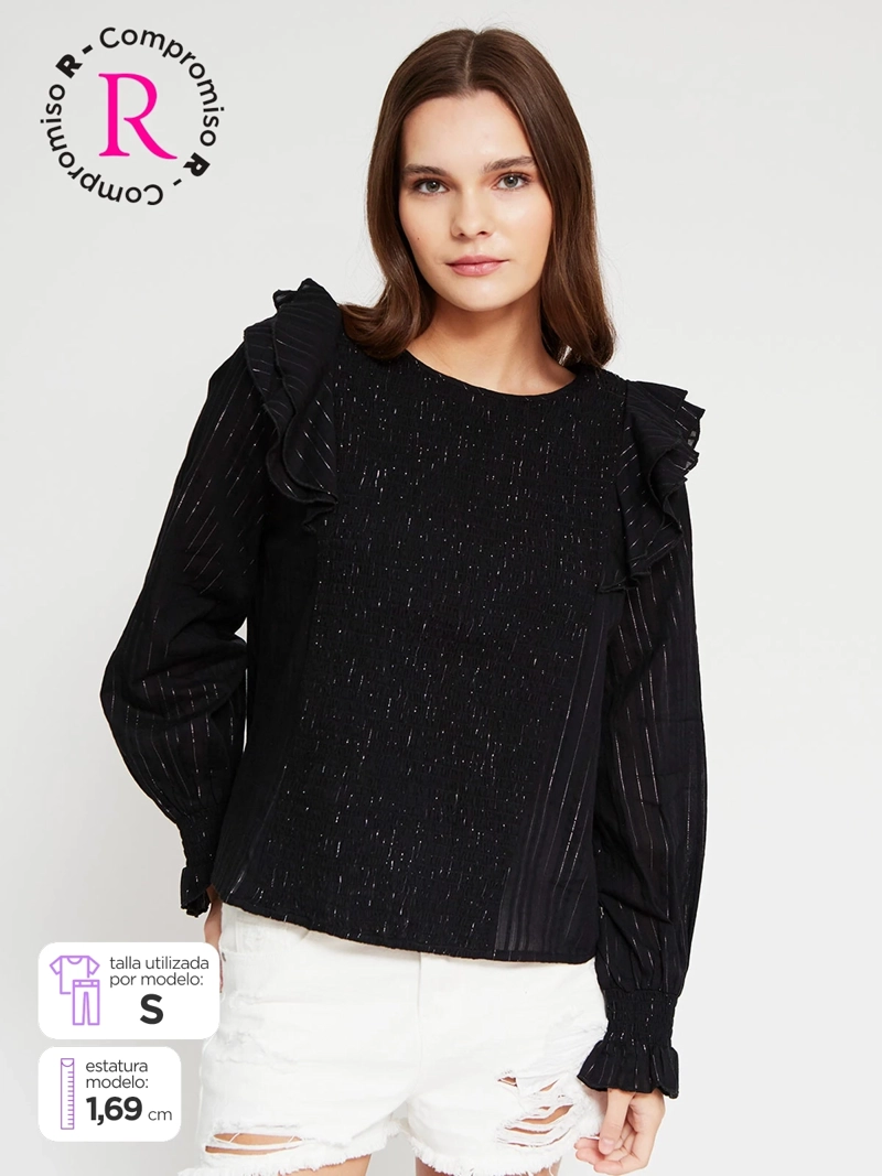 BLUSA MUJER BARBADOS ALGODÓN - 1