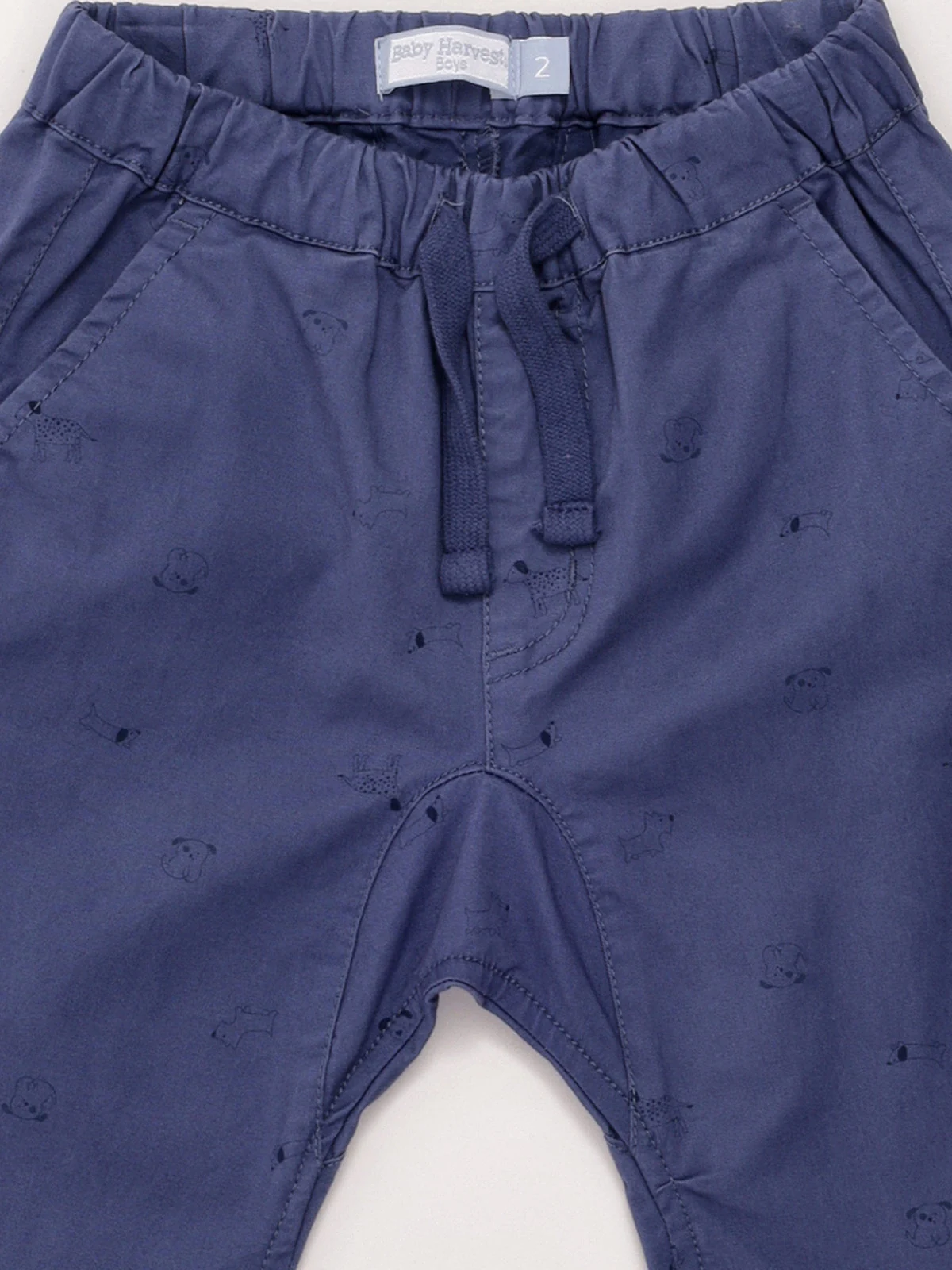PANTALÓN NIÑO BABY HARVEST ALGODÓN ANCHO AMARRAS - 6