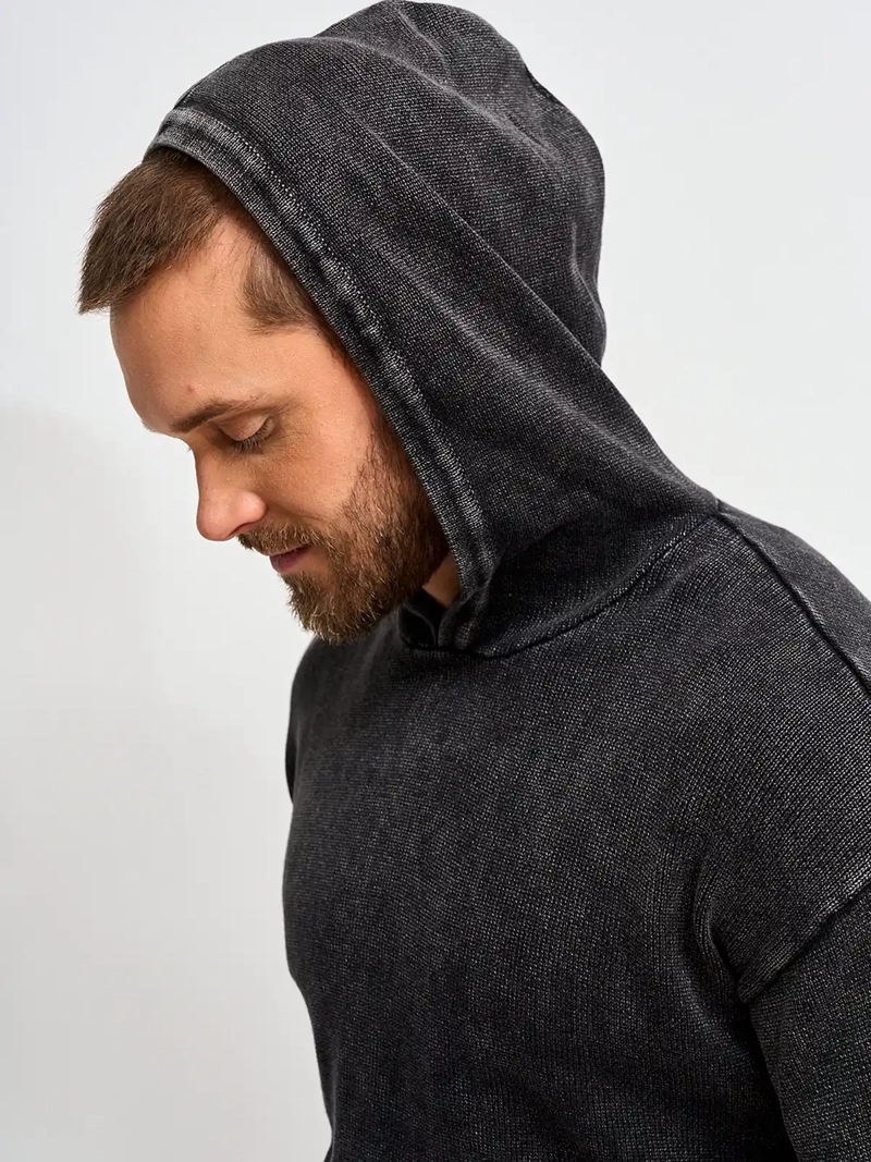 SWEATER HOMBRE BARBADOS ALGODÓN HOODIE - 3