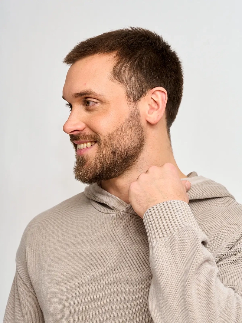 SWEATER HOMBRE BARBADOS ALGODÓN HOODIE - 3