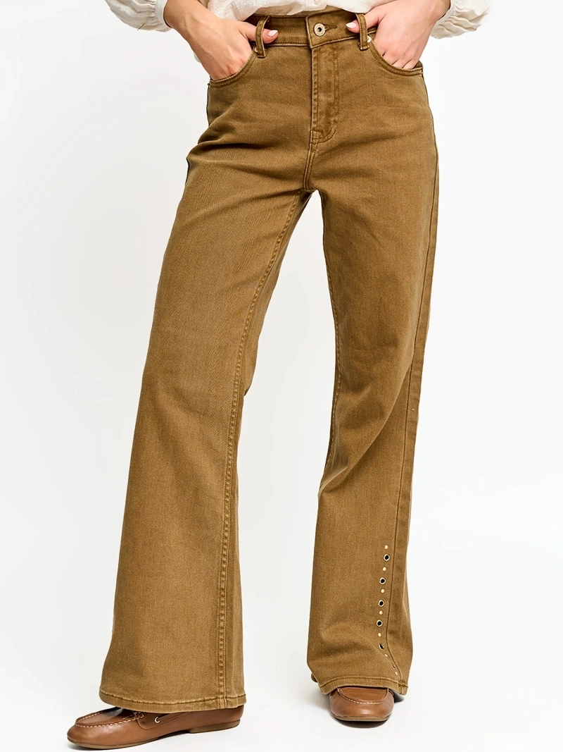 JEANS MUJER PEPE JEANS ALGODÓN OJETILLOS - 2