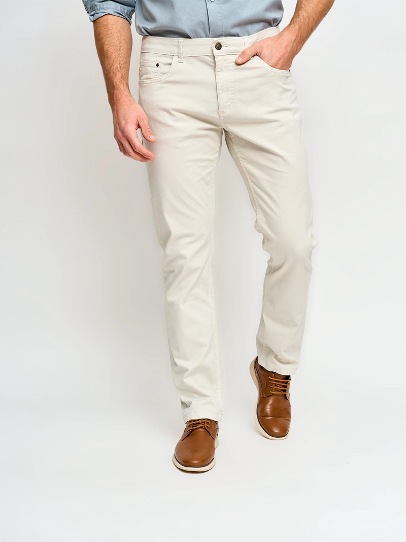PANTALÓN HOMBRE CACHAREL ALGODÓN BOLSILLOS - 2