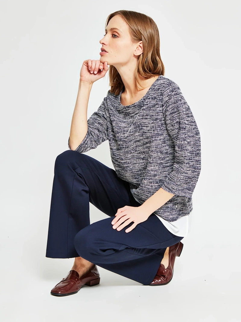 POLERA MUJER CACHAREL ALGODÓN MANGA 3/4 - 4