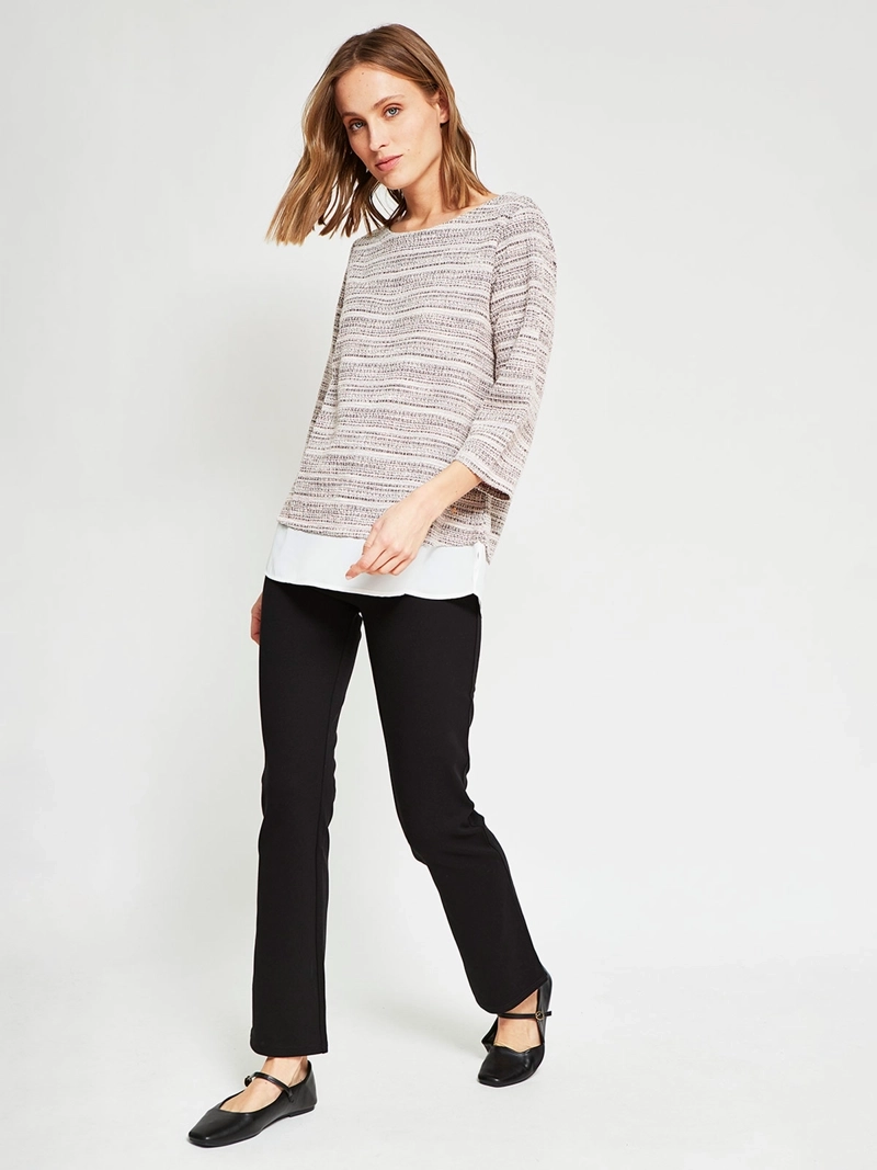 POLERA MUJER CACHAREL ALGODÓN MANGA 3/4 - 5