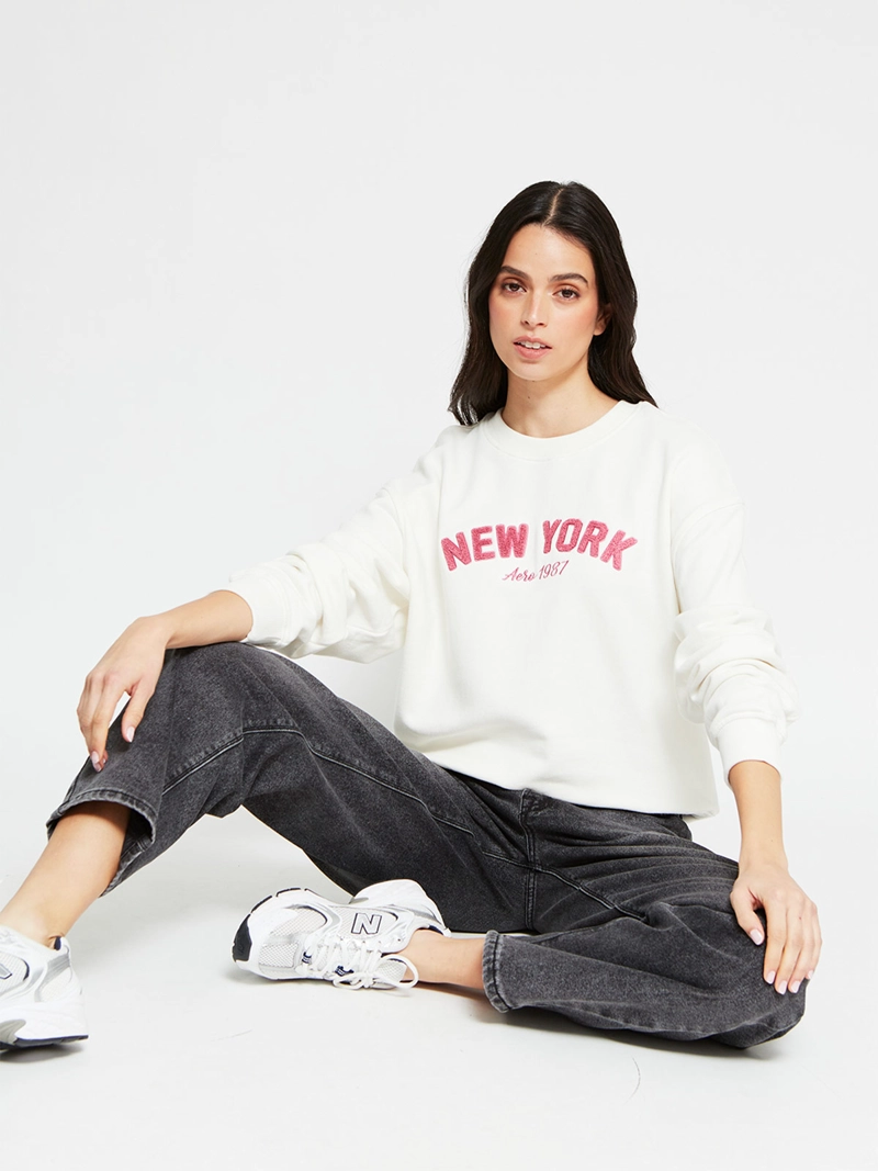 POLERÓN MUJER AEROPOSTALE ALGODÓN  - 5