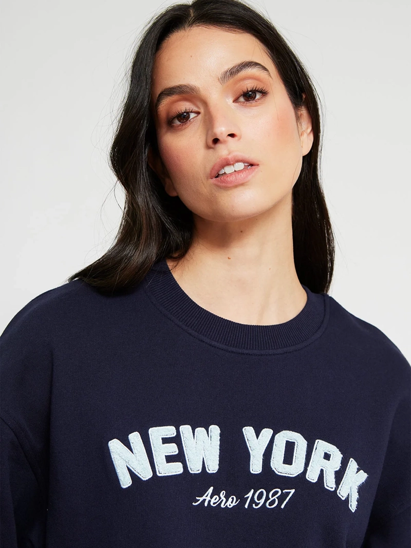POLERÓN MUJER AEROPOSTALE ALGODÓN  - 3