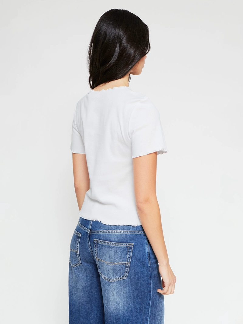 POLERA MUJER PEPE JEANS ALGODÓN RIB - 2