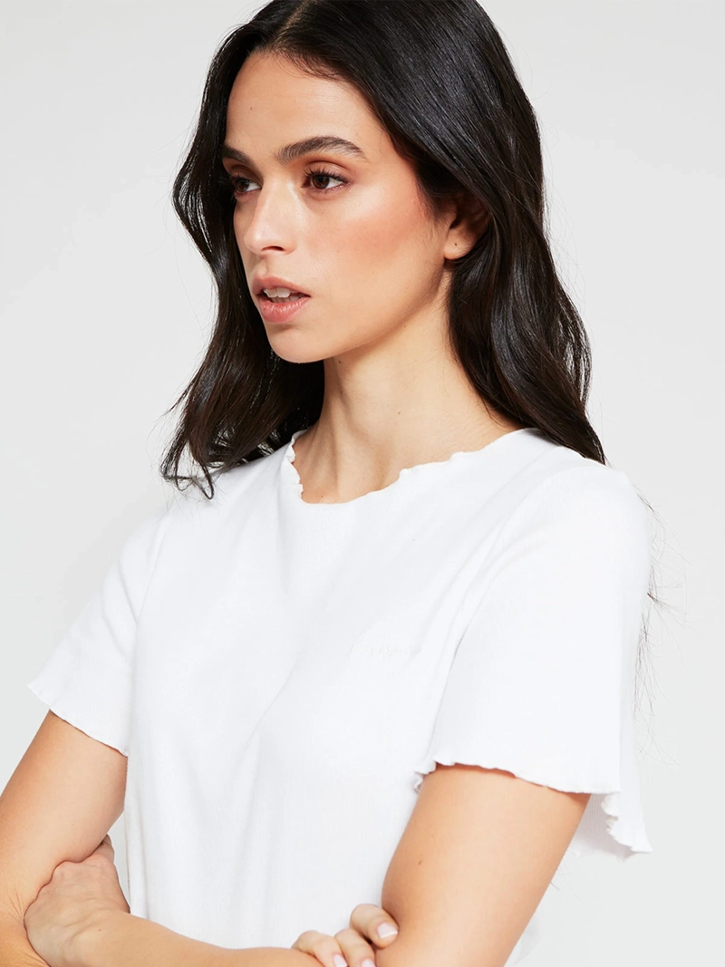 POLERA MUJER PEPE JEANS ALGODÓN RIB - 3
