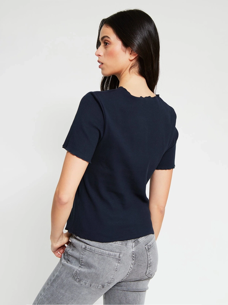 POLERA MUJER PEPE JEANS ALGODÓN RIB - 2
