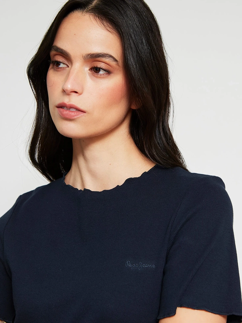 POLERA MUJER PEPE JEANS ALGODÓN RIB - 3