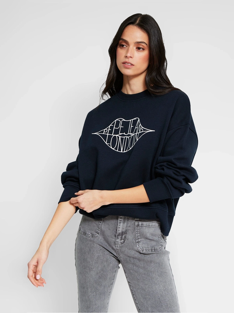 POLERÓN MUJER PEPE JEANS ALGODÓN BORDADO - 3