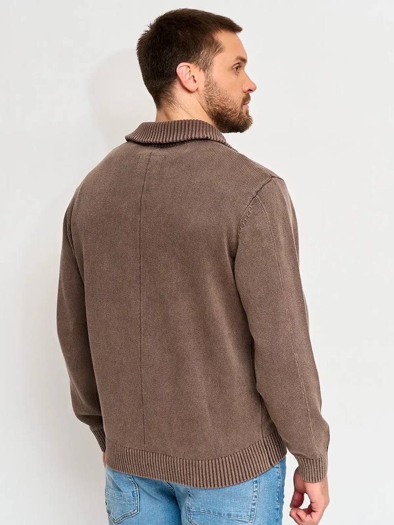 SWEATER HOMBRE BARBADOS ALGODÓN HALF ZIPPER - 2