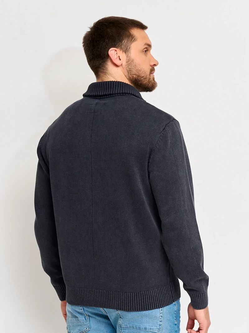 SWEATER HOMBRE BARBADOS ALGODÓN HALF ZIPPER - 2