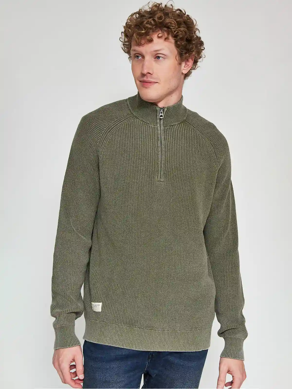 SWEATER HOMBRE PEPE JEANS ALGODÓN HALF ZIPPER - 1