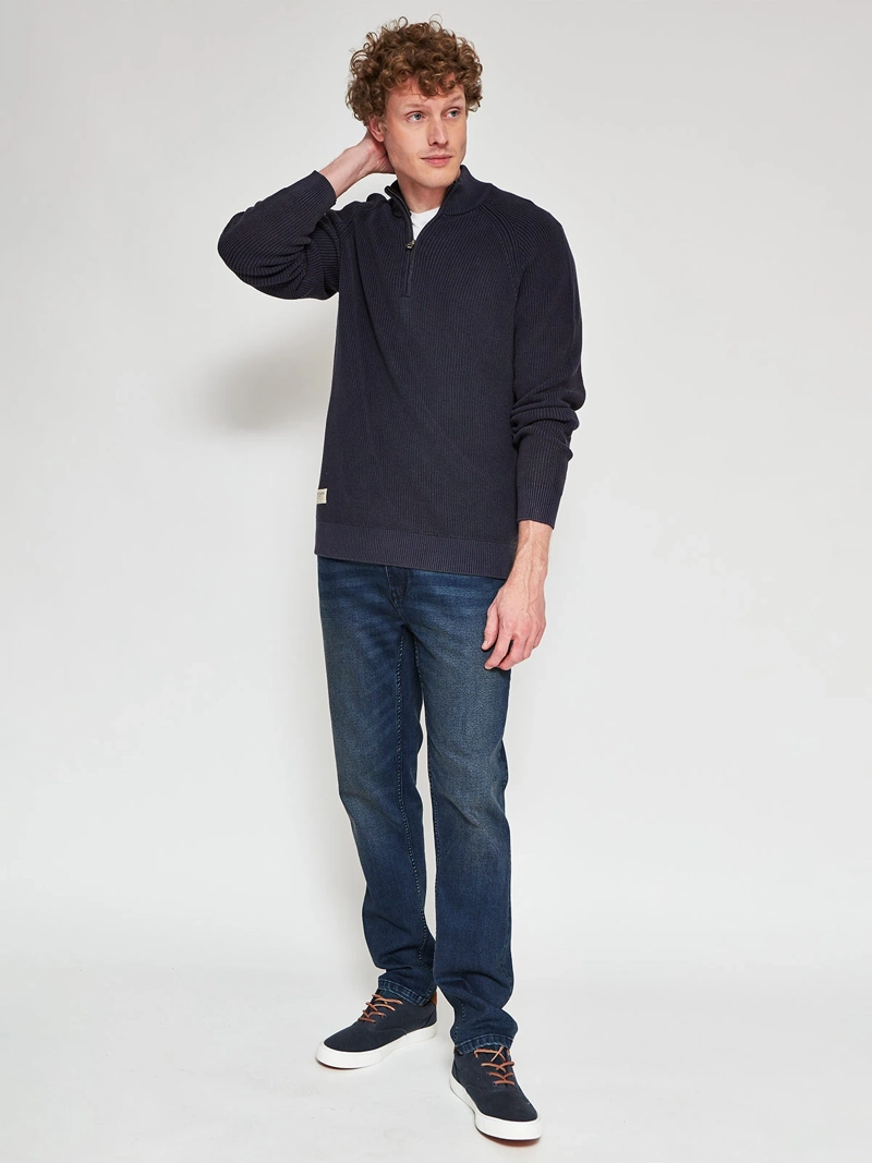 SWEATER HOMBRE PEPE JEANS ALGODÓN HALF ZIPPER - 4