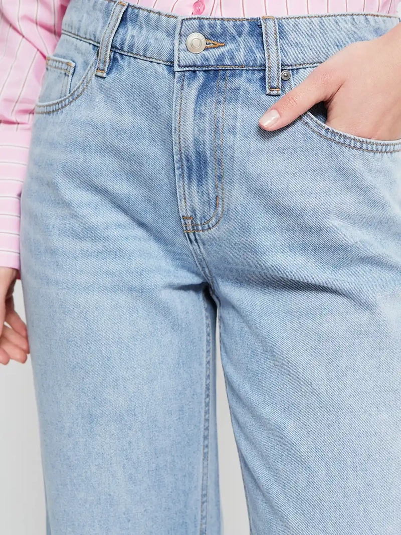 JEANS MUJER MARQUIS ALGODÓN WIDE LEG - 4