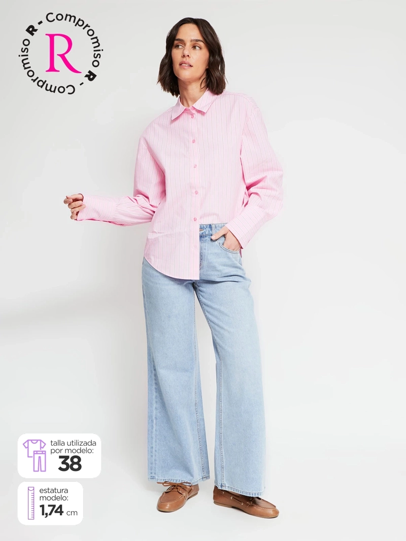 JEANS MUJER MARQUIS ALGODÓN WIDE LEG