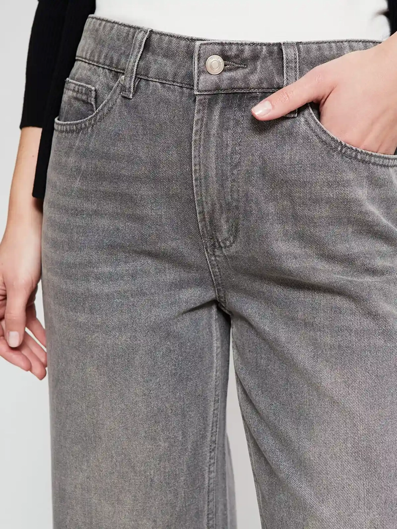 JEANS MUJER MARQUIS ALGODÓN WIDE LEG - 4