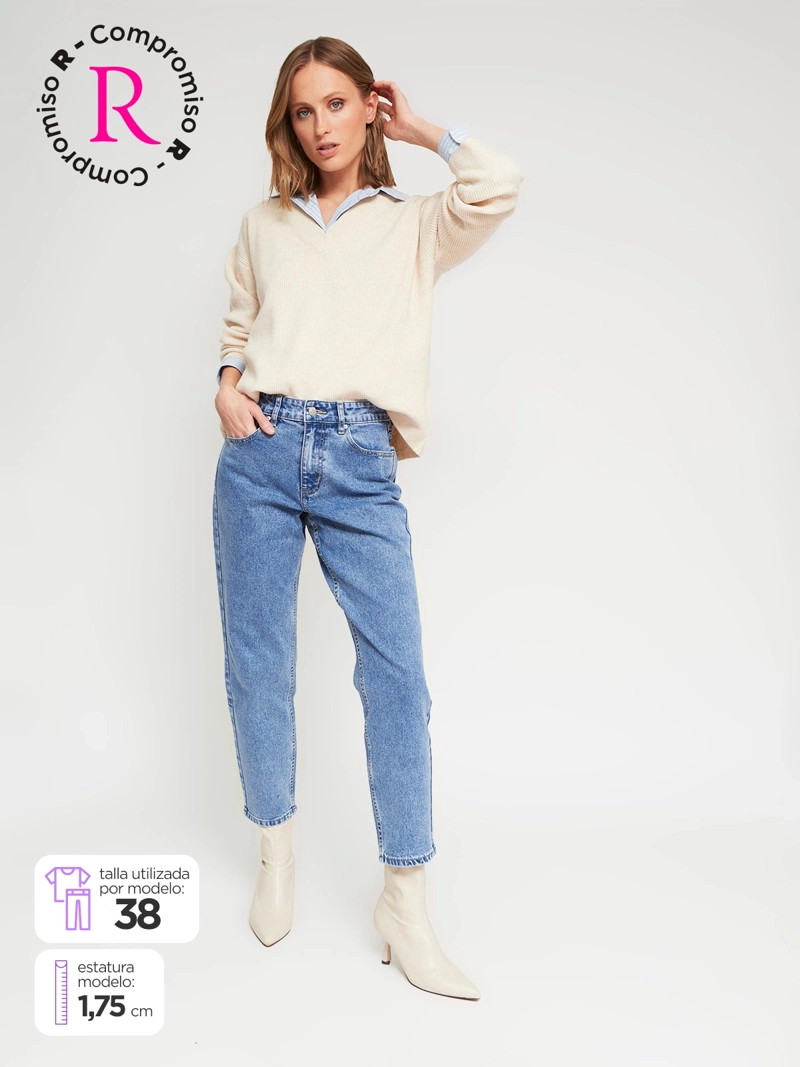 JEANS MUJER MARQUIS ALGODÓN MOM - 1