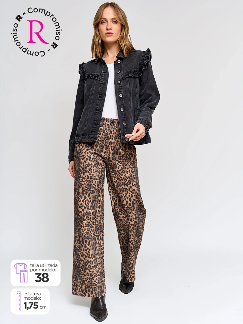 PANTALÓN MUJER TATIENNE ALGODÓN WIDE LEG - 1