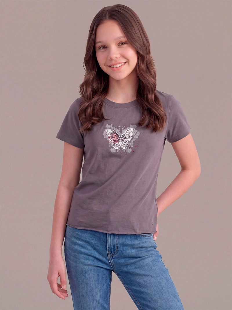 POLERA NIÑA INDEX TEEN ALGODÓN MANGA LARGA - 1