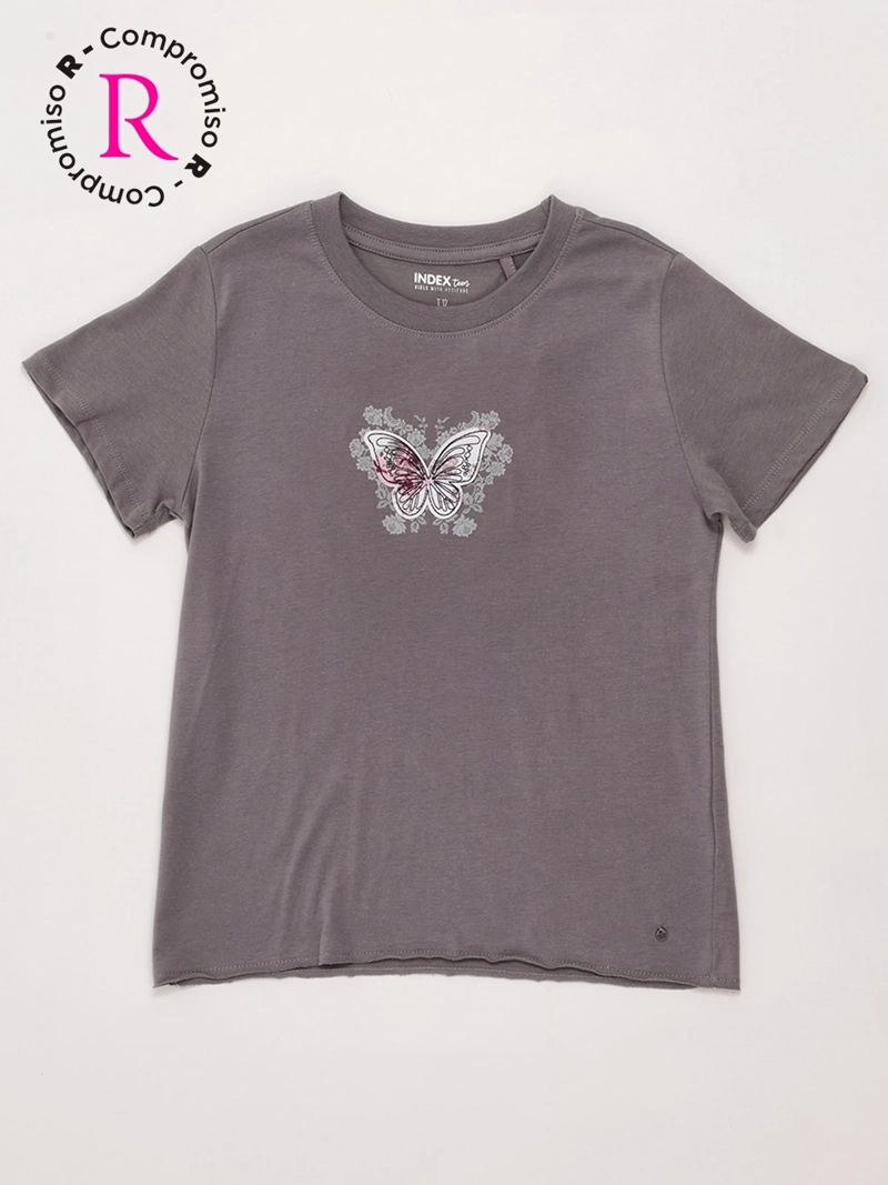 POLERA NIÑA INDEX TEEN ALGODÓN MANGA LARGA - 3