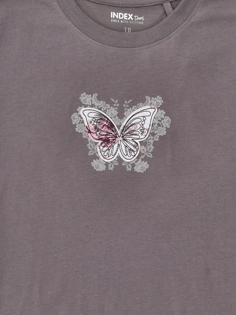 POLERA NIÑA INDEX TEEN ALGODÓN MANGA LARGA - 5