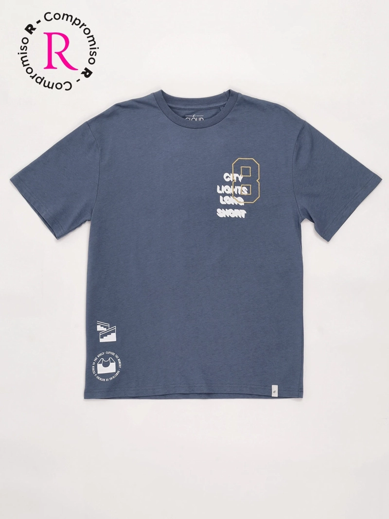 POLERA NIÑO CLOUDBREAK ALGODÓN MANGA CORTA - 3