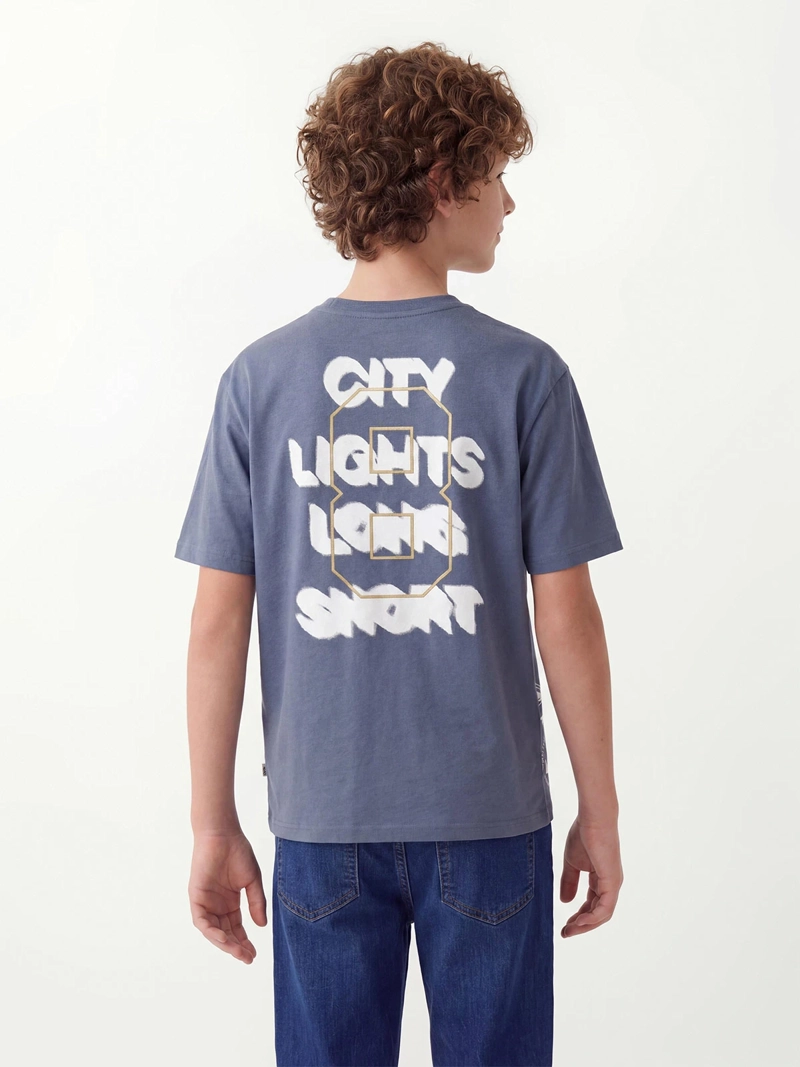 POLERA NIÑO CLOUDBREAK ALGODÓN MANGA CORTA - 2