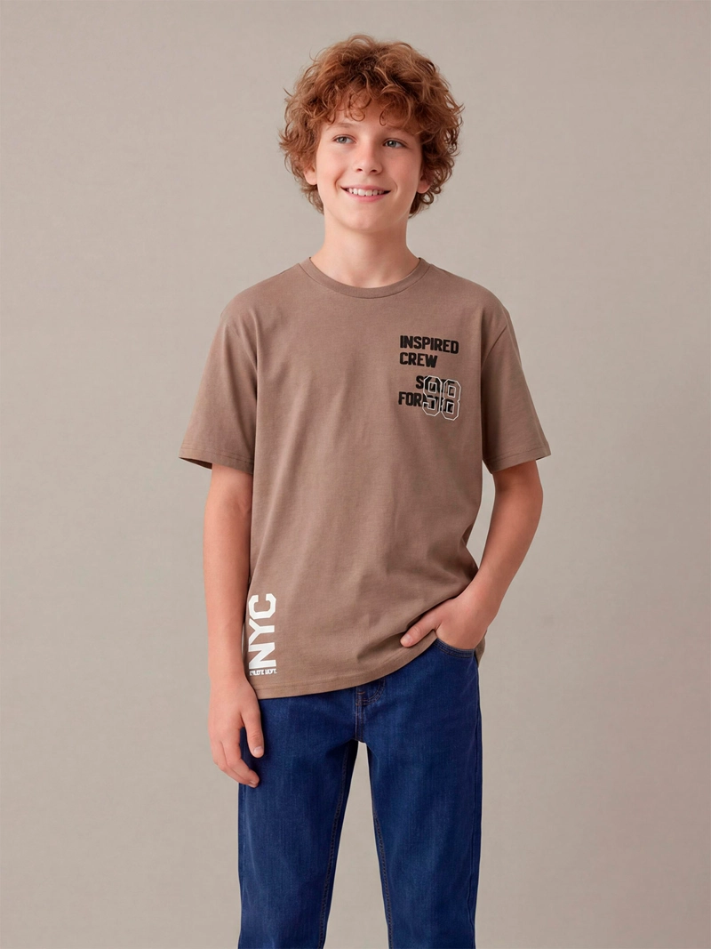 POLERA NIÑO CLOUDBREAK ALGODÓN MANGA CORTA - 1