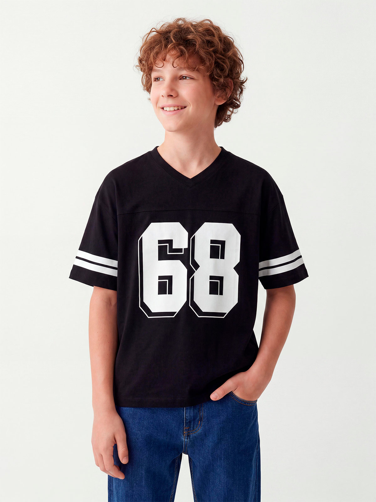 POLERA NIÑO CLOUDBREAK ALGODÓN MANGA CORTA - 1