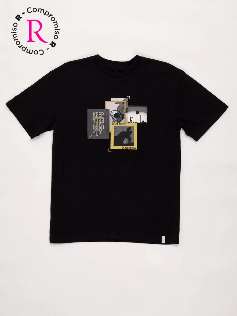 POLERA NIÑO CLOUDBREAK ALGODÓN MANGA CORTA - 3