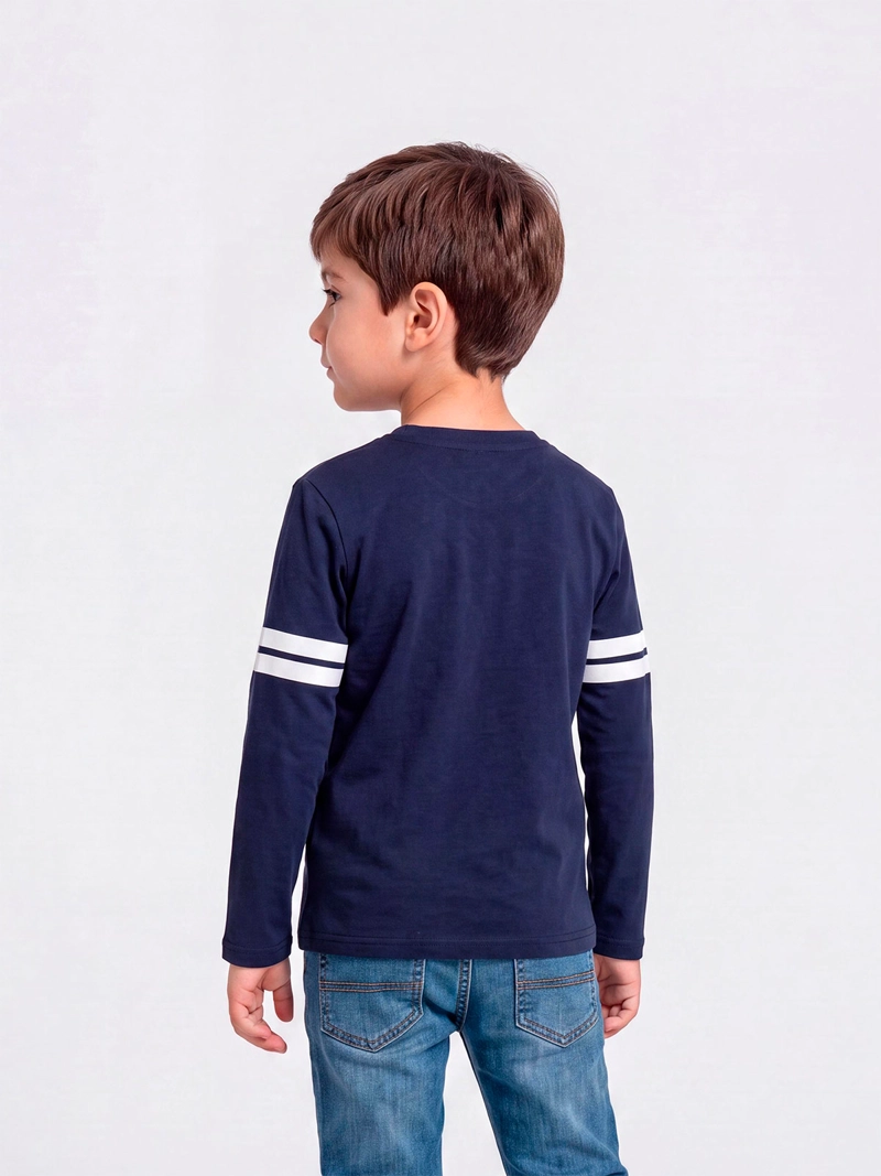 POLERA MANGA LARGA NIÑO HARVEST - 2